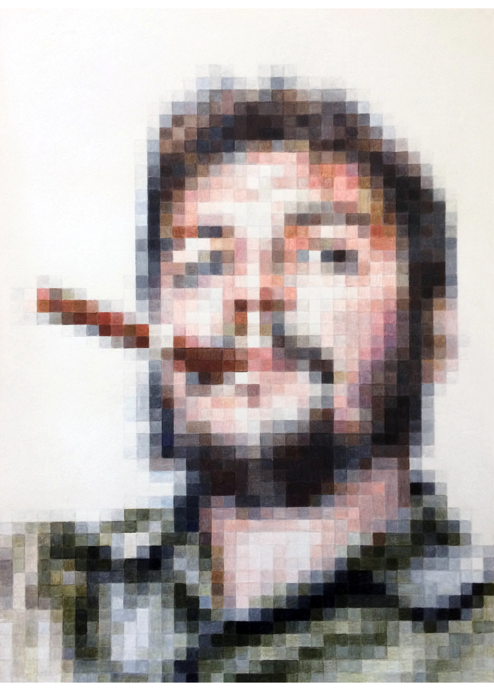 Ritratto Pixel di Che Guevara ispirato a un’immagine diversa dal celebre poster